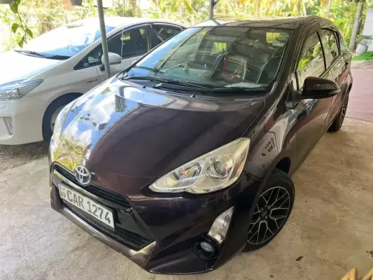 Toyota Aqua for rent in Sri Lanka