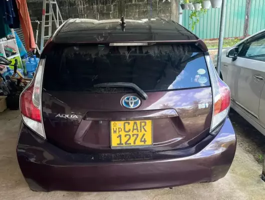Toyota Aqua for rent in Batticaloa