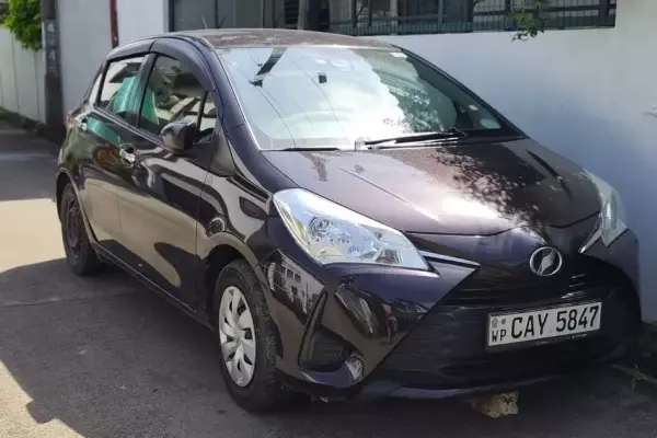 Toyota Vitz for rent in Sri Lanka