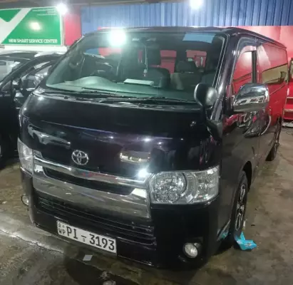 Toyota HiAce for rent in Sri Lanka