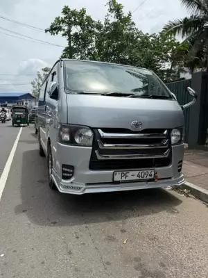 Toyota HiAce for rent in Sri Lanka