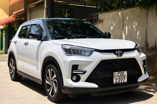Toyota Raize for rent in Negombo