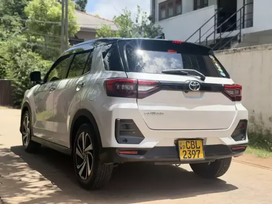 Toyota Raize for rent in Negombo
