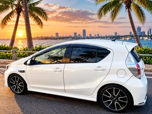 Toyota Aqua for rent in Galle