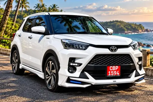 Toyota Raize for rent in Sri Lanka
