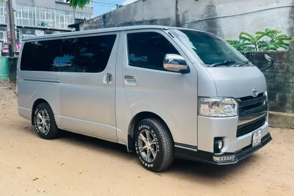 Toyota HiAce for rent in Sri Lanka