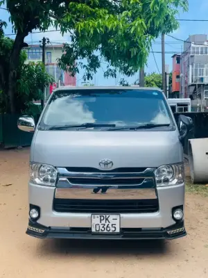 Toyota HiAce for rent in Sri Lanka
