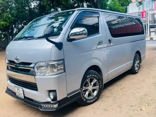 Toyota HiAce for rent in Sri Lanka